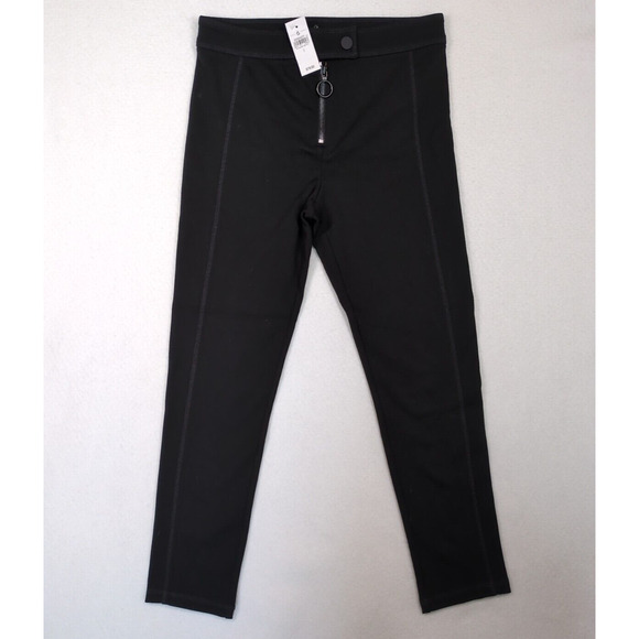 NWT Lou & Grey Womens Pants Black Size Small Skinny Mid Rise‎ Stretch Pants - Picture 1 of 11